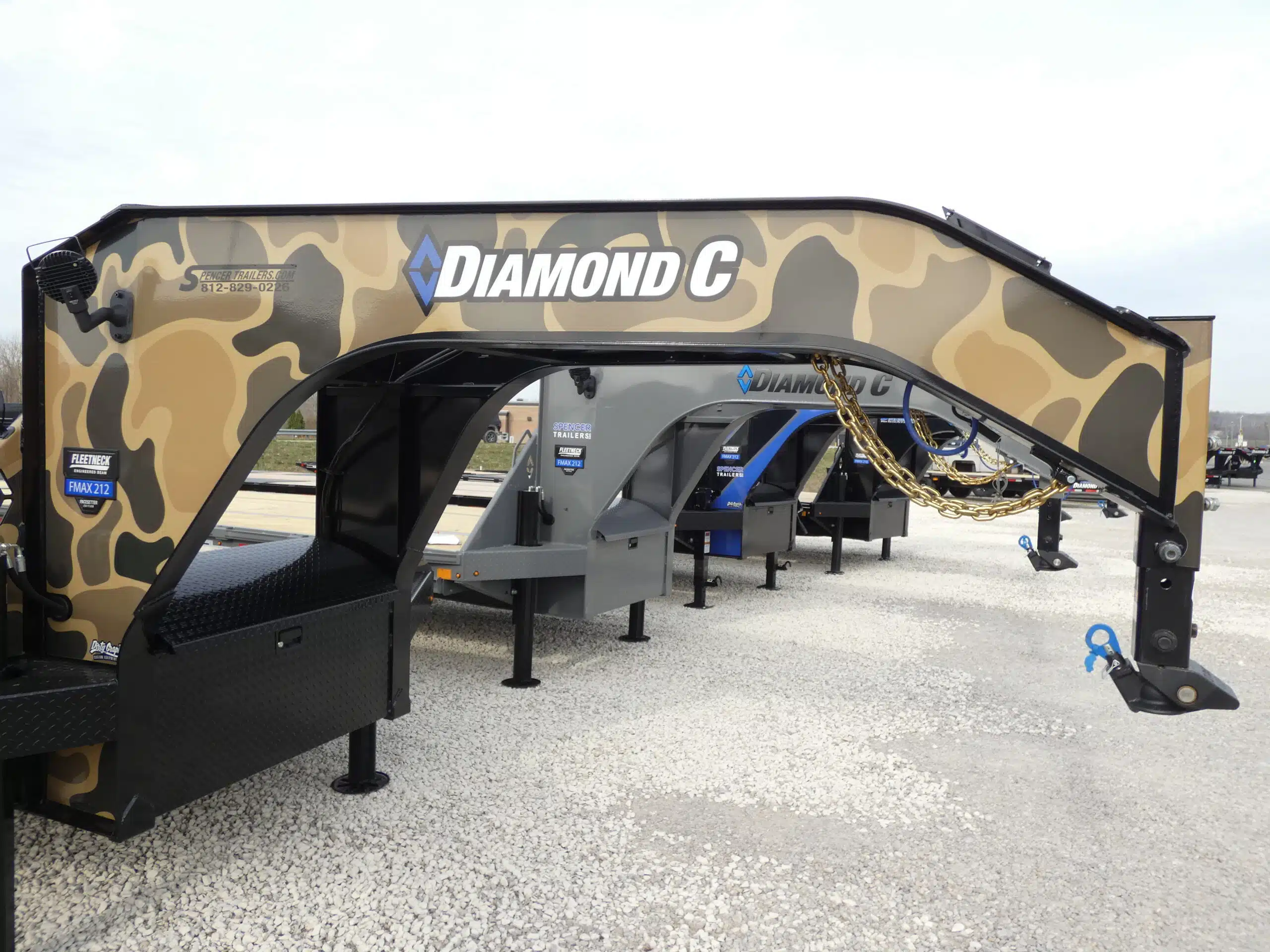 2026 Diamond C102x35 Hydraulic Gooseneck Equipment Trailer