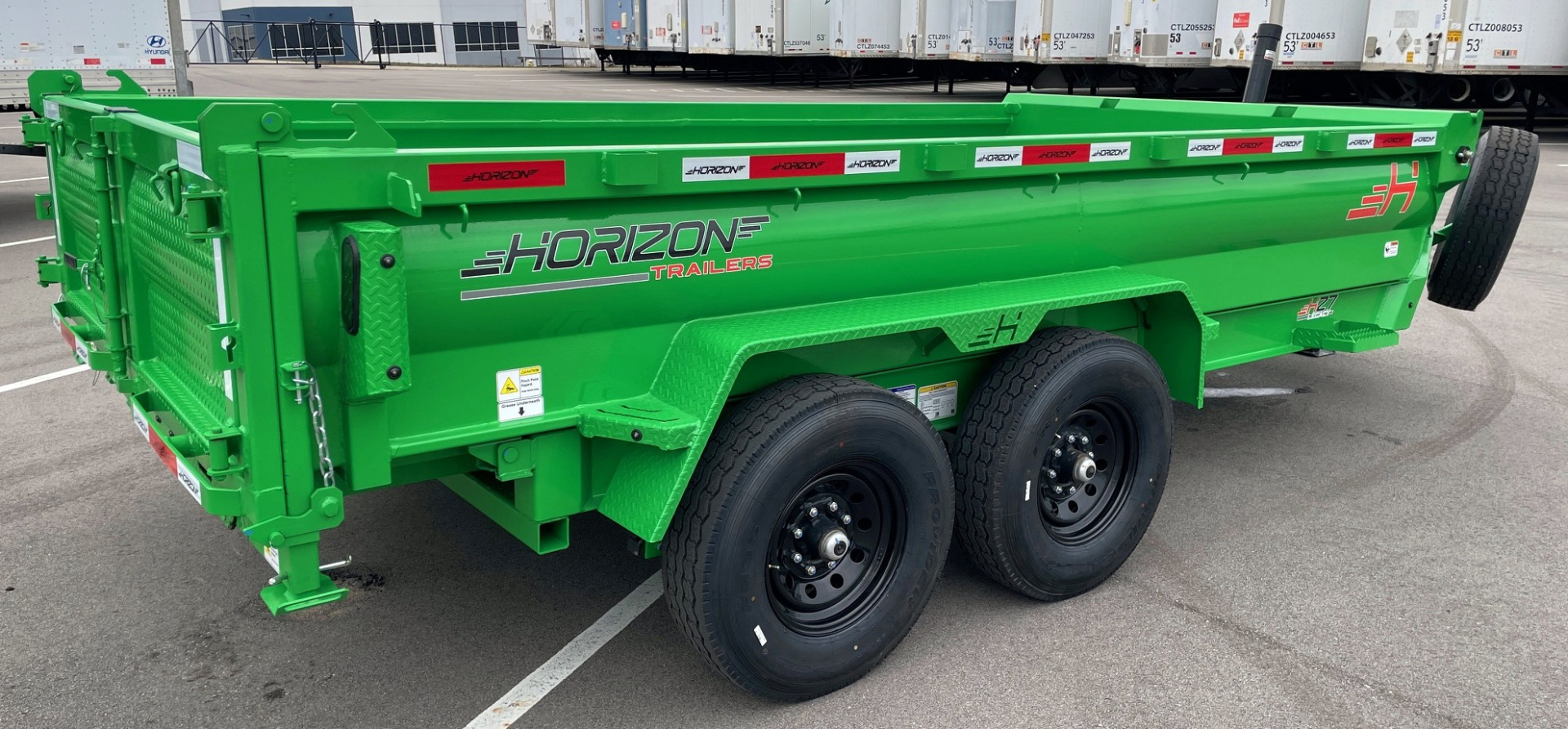 Horizon 14ft HZ7 Telescopic Dump Trailer