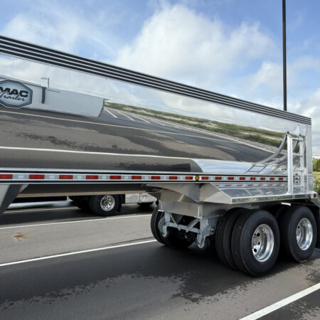 MAC 40x 96 Aluminum Semi Dump Trailer