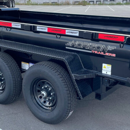 Horizon 14x 83 EZ7 BLACK Dump Trailer 14k GVWR