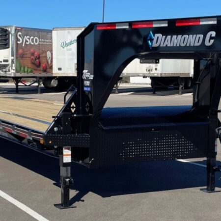 Diamond C 40ft Gooseneck Flatbed Trailer 18k GVWR