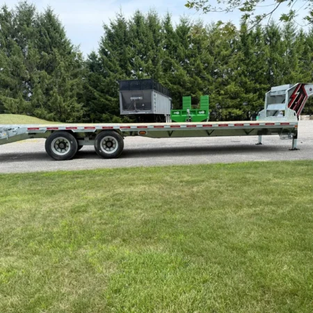 30ft Gooseneck Deckover Trailer 32k Galvanized 16 Ton