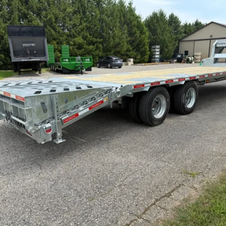 30ft Gooseneck Deckover Trailer 32k Galvanized 16 Ton