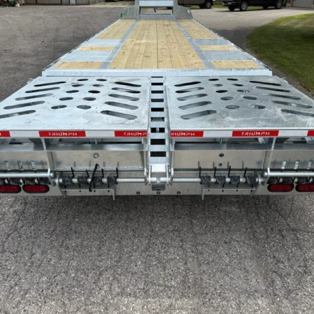 30ft Gooseneck Deckover Trailer 32k Galvanized 16 Ton