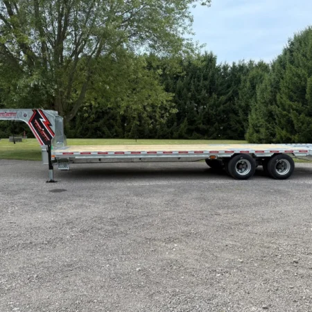 30ft Gooseneck Deckover Trailer 32k Galvanized 16 Ton