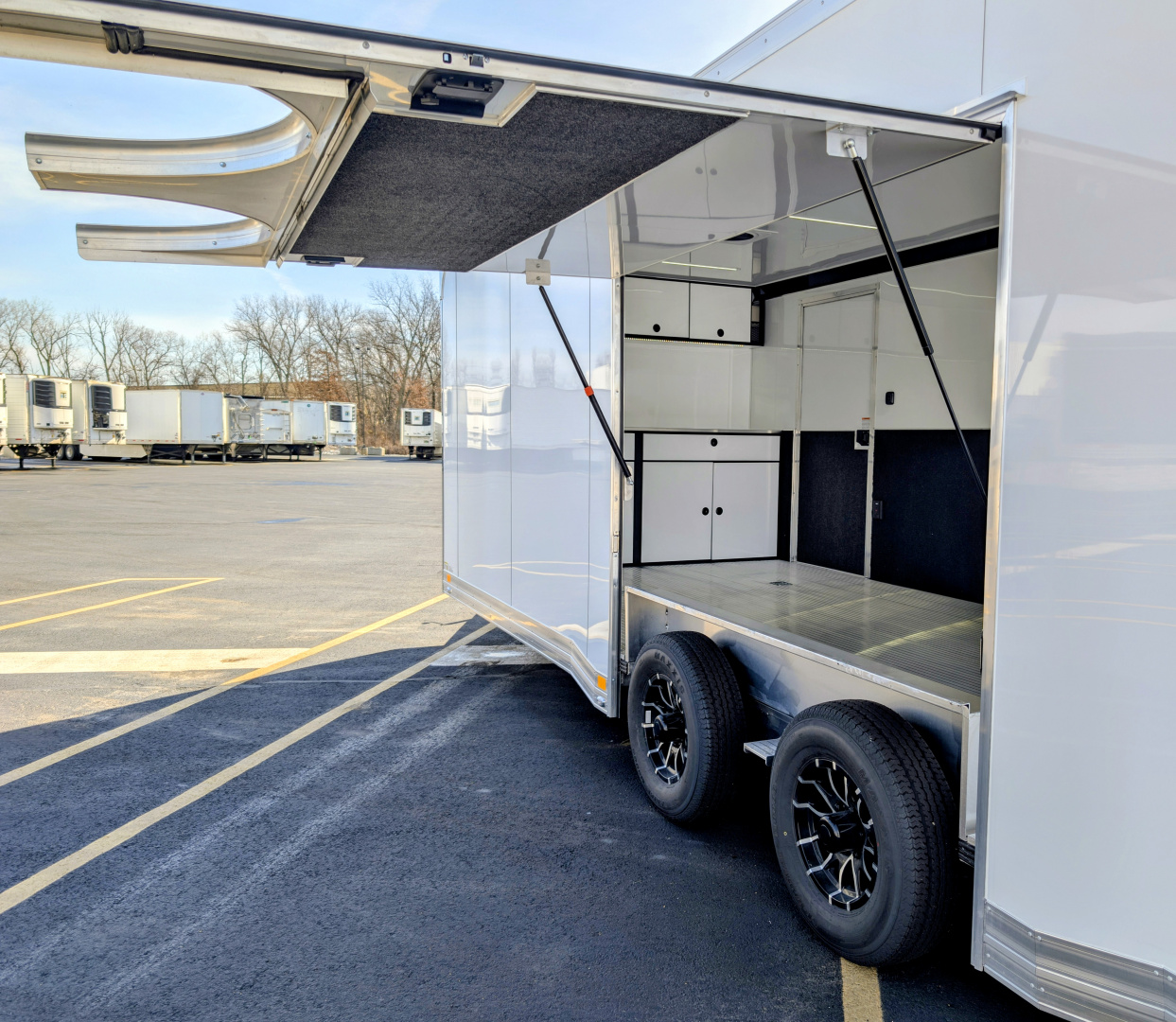 ATC 24ft RoM 500 Aluminum Car Racing Trailer