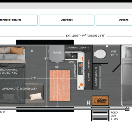 ATC PLA 450 FRONT BUNK Toy Hauler Trailer