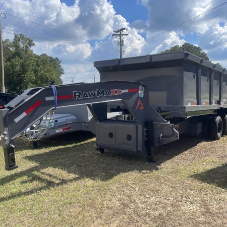 2025 Raw Maxx HDX 102x20 Gooseneck Dump Trailer 24k