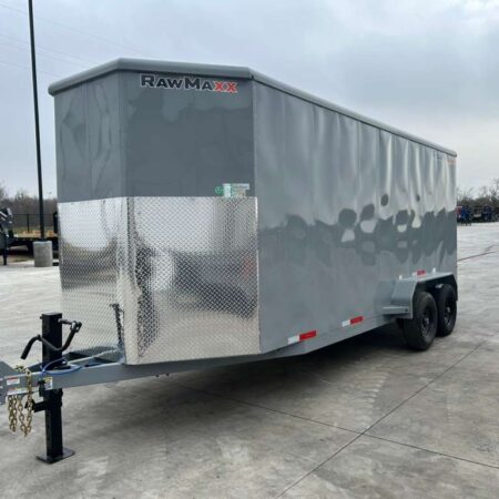 2026 RawMaxx 7x18 Enclosed Trailer