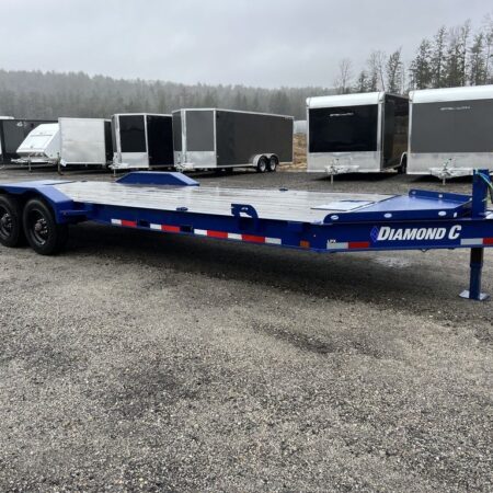 2022 Diamond C 7×24 20K Low Profile Equipment Trailer