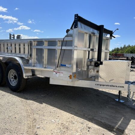 2024 Cargo Pro 6×12 10K Aluminum Dump Trailer
