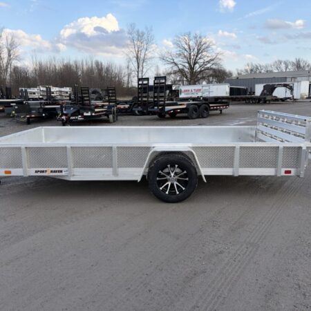SPORT HAVEN 7 X 14 Aluminum Utility Trailer - Image 13