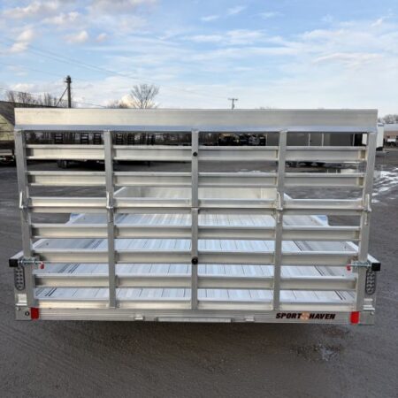 SPORT HAVEN 7 X 14 Aluminum Utility Trailer - Image 7
