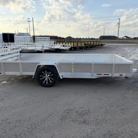 SPORT HAVEN 7 X 14 Aluminum Utility Trailer - Image 5