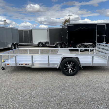 Sport Haven 7 X 14 Single Axle Deluxe Utility Trailer - Image 8